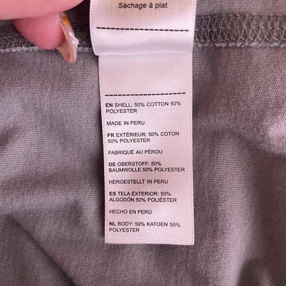 Untuckit Men XL Light Gray Ultrasoft Henley Long Sleeve Shirt Albarino Cotton - Picture 10 of 10